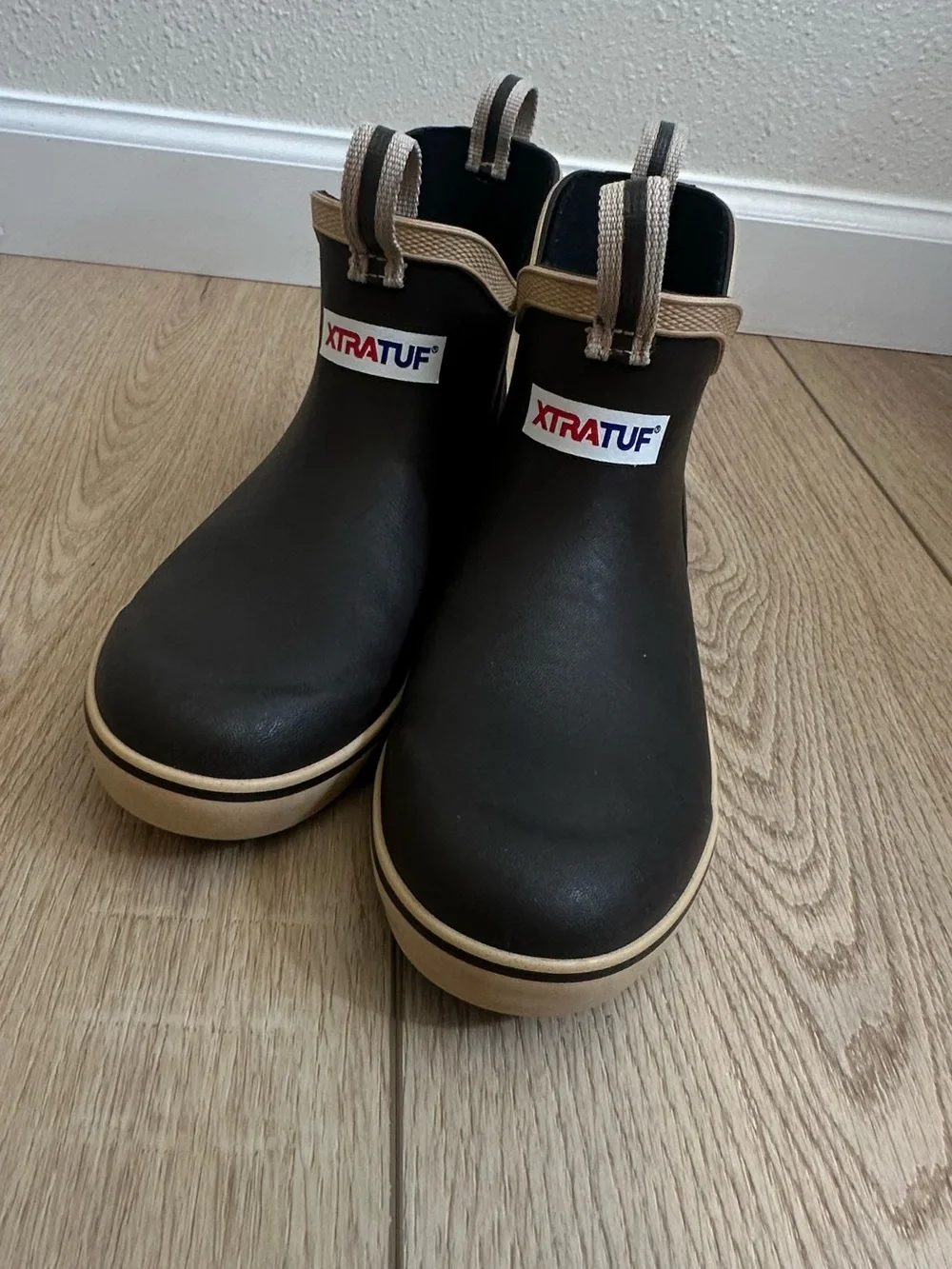 XTRATUF youth size 4 brown